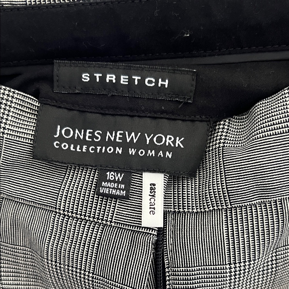Jones New York Monochrome Stretch Trousers
